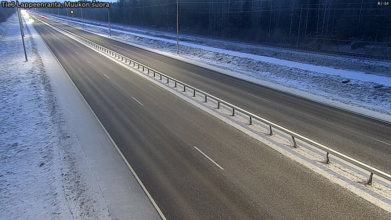 Kelikamerat Kuva Tie 6 Lappeenranta, Muukon suora, Lappeenranta, Etelä-Karjala