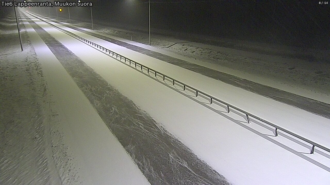 Kelikamerat Kuva Tie 6 Lappeenranta, Muukon suora, Lappeenranta, Etelä-Karjala