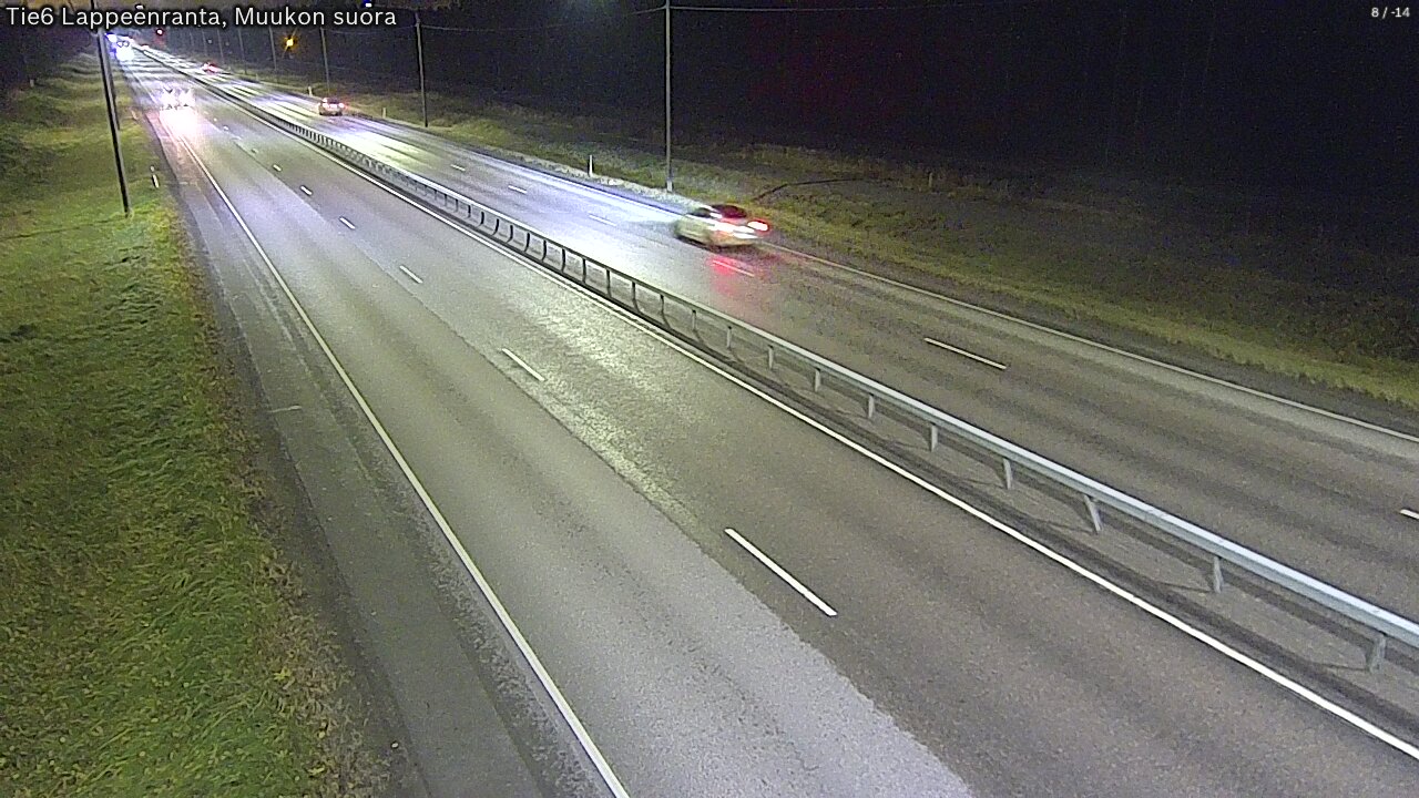 Weather Camera Image Tie 6 Villmanstrand, Muukko rakan, Lappeenranta, Etelä-Karjala