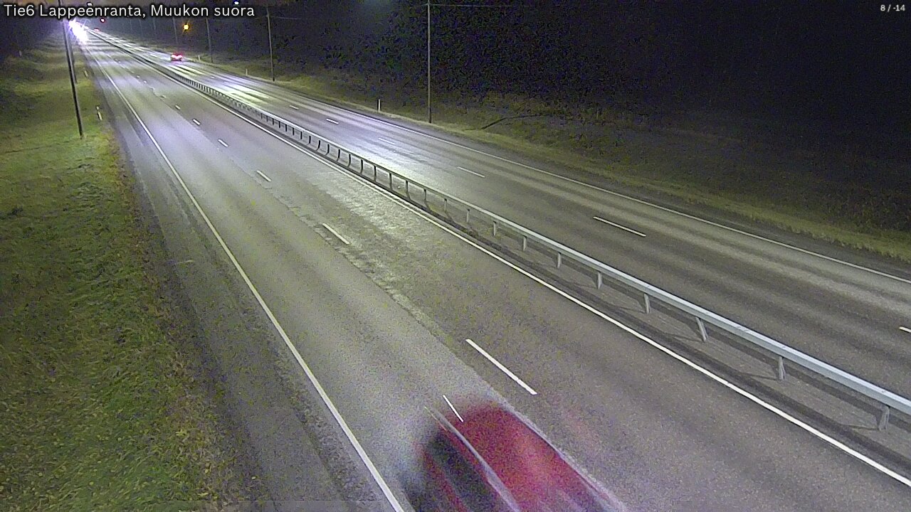 Weather Camera Image Tie 6 Villmanstrand, Muukko rakan, Lappeenranta, Etelä-Karjala