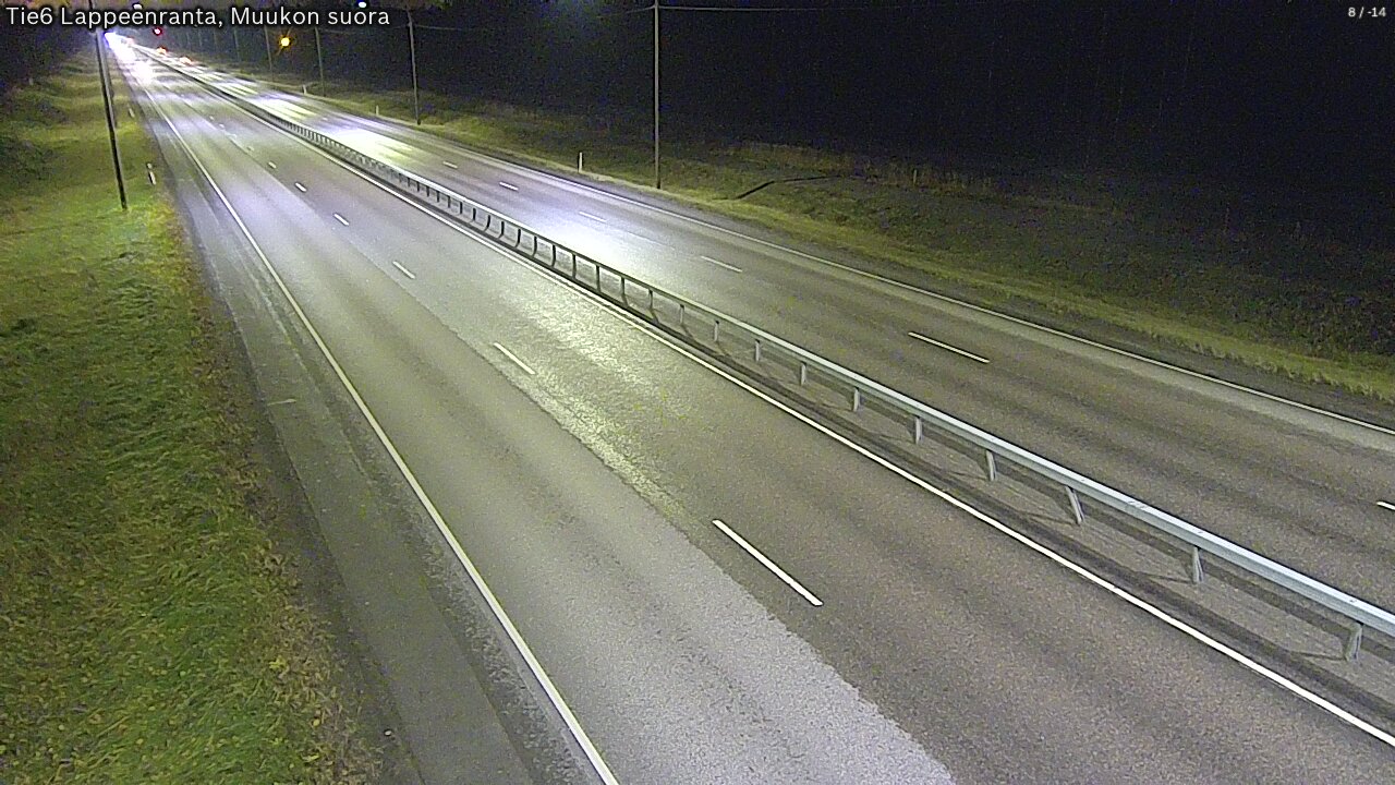 Weather Camera Image Tie 6 Villmanstrand, Muukko rakan, Lappeenranta, Etelä-Karjala