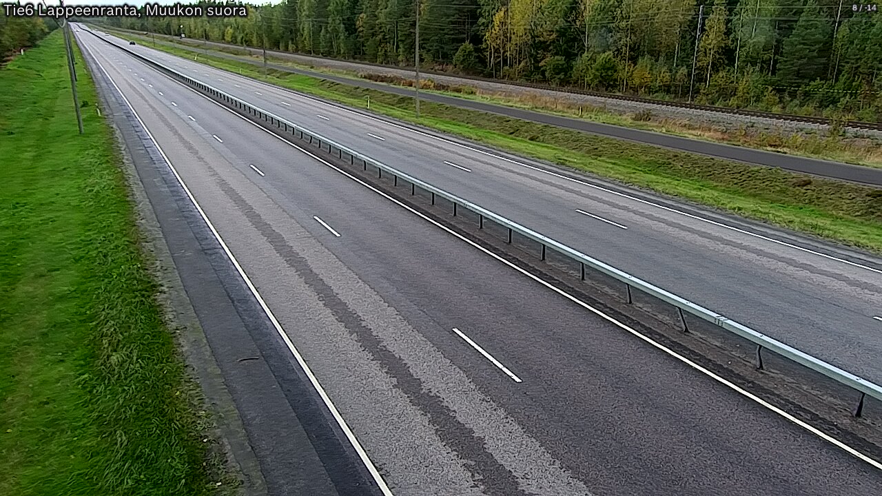 Kelikamerat Kuva Tie 6 Lappeenranta, Muukon suora, Lappeenranta, Etelä-Karjala