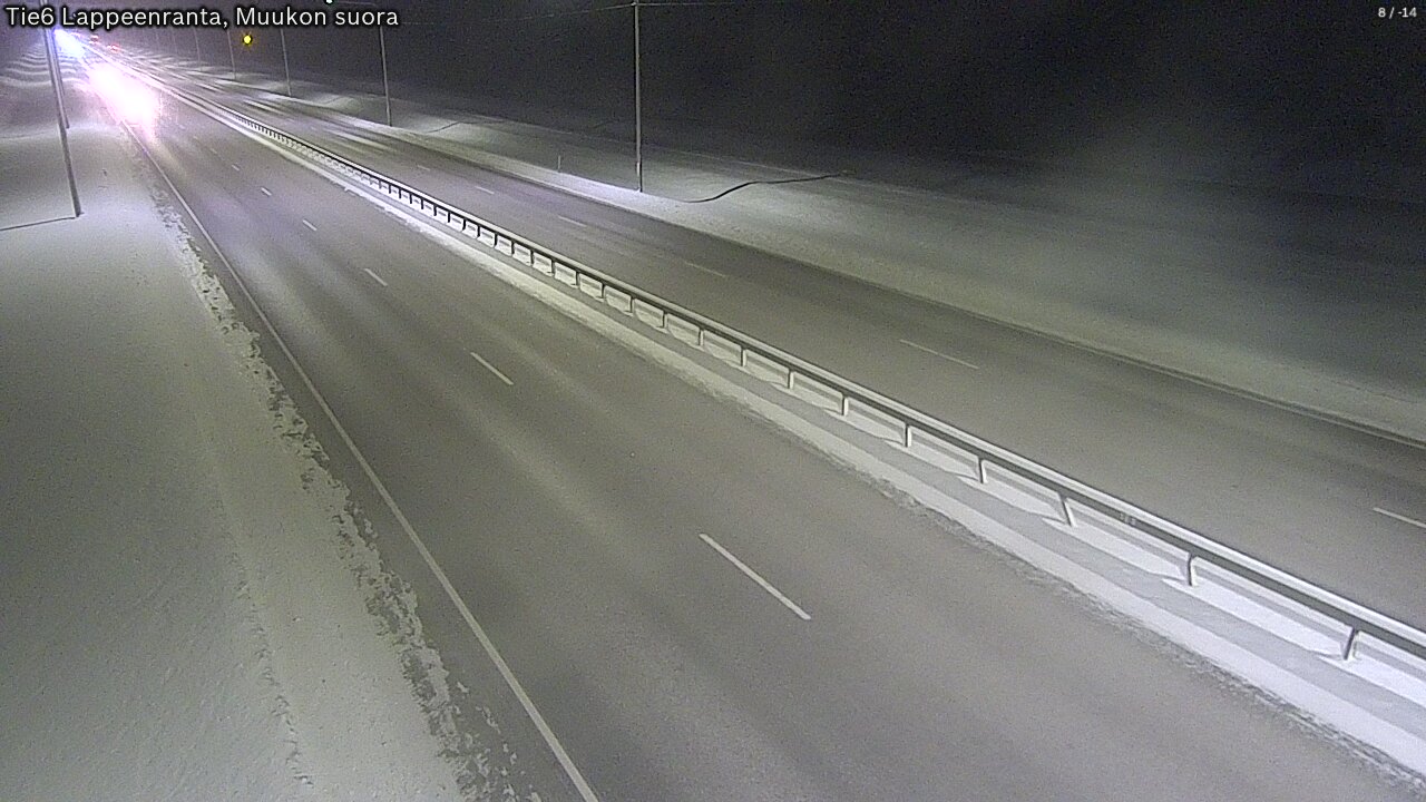 Kelikamerat Kuva Tie 6 Lappeenranta, Muukon suora, Lappeenranta, Etelä-Karjala