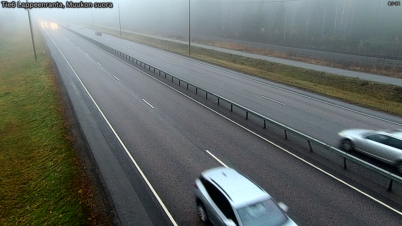 Kelikamerat Kuva Tie 6 Lappeenranta, Muukon suora, Lappeenranta, Etelä-Karjala