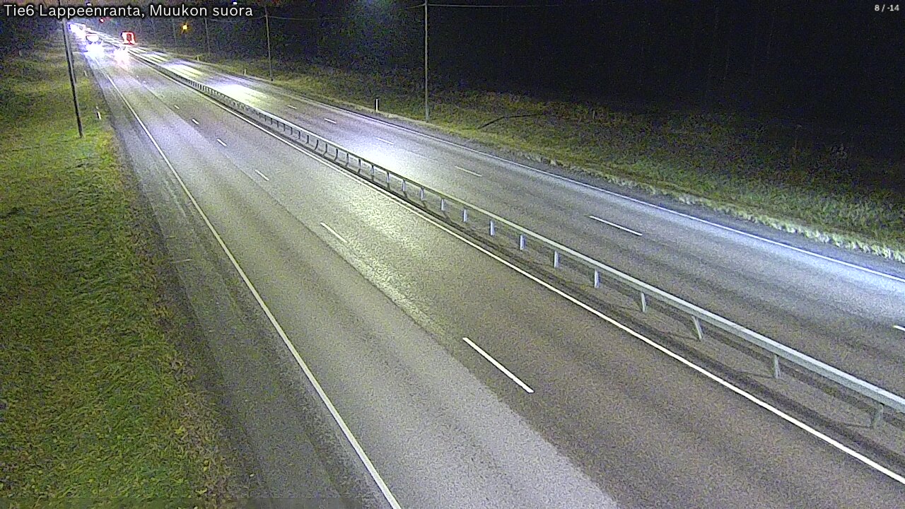 Weather Camera Image Tie 6 Villmanstrand, Muukko rakan, Lappeenranta, Etelä-Karjala