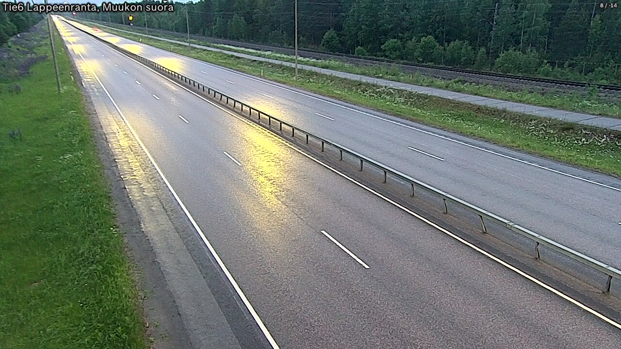 Kelikamerat Kuva Tie 6 Lappeenranta, Muukon suora, Lappeenranta, Etelä-Karjala