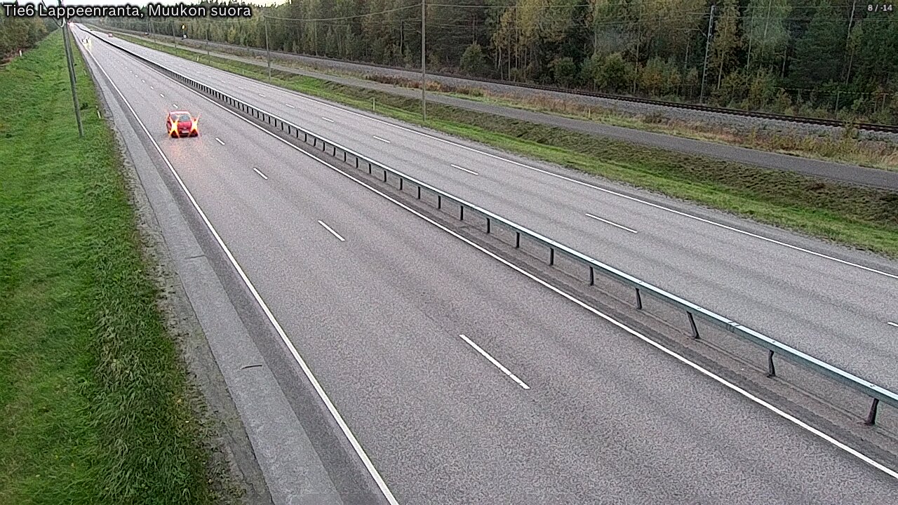 Kelikamerat Kuva Tie 6 Lappeenranta, Muukon suora, Lappeenranta, Etelä-Karjala