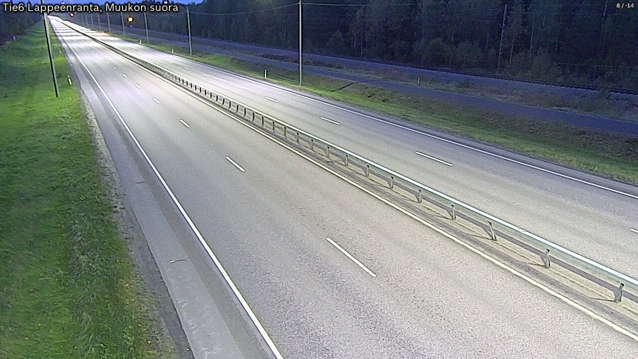 Kelikamerat Kuva Tie 6 Lappeenranta, Muukon suora, Lappeenranta, Etelä-Karjala