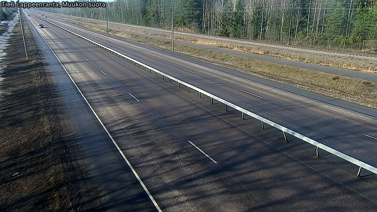 Kelikamerat Kuva Tie 6 Lappeenranta, Muukon suora, Lappeenranta, Etelä-Karjala