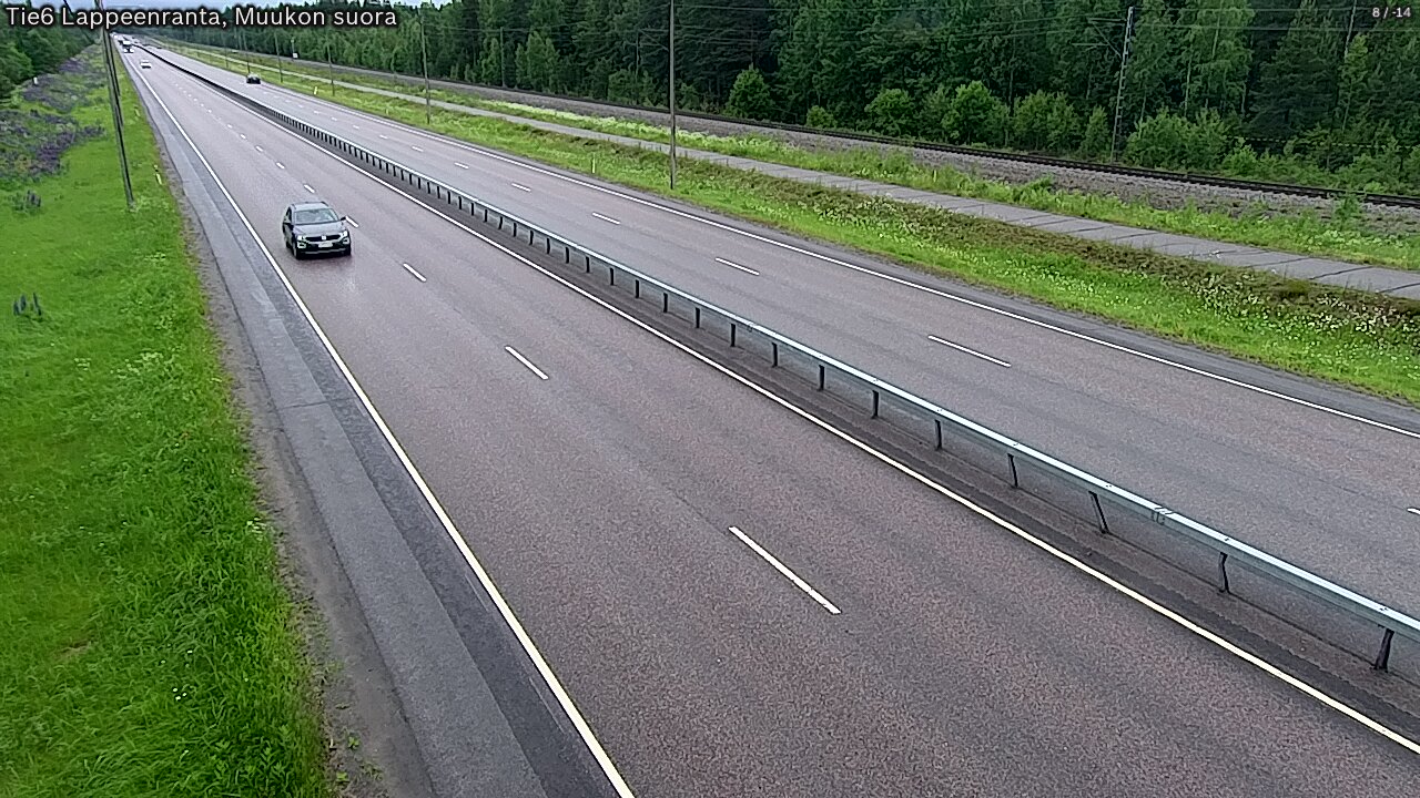 Kelikamerat Kuva Tie 6 Lappeenranta, Muukon suora, Lappeenranta, Etelä-Karjala