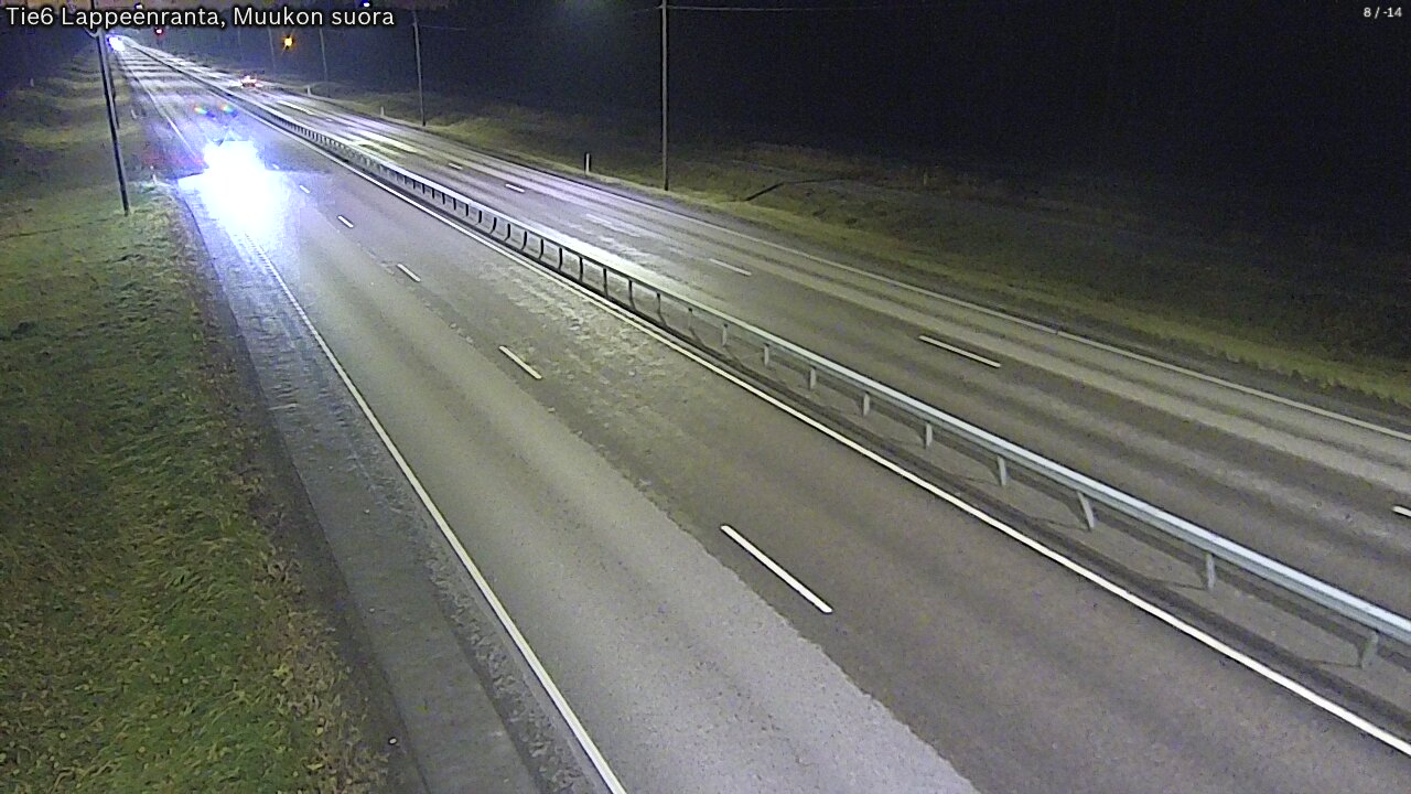 Weather Camera Image Tie 6 Villmanstrand, Muukko rakan, Lappeenranta, Etelä-Karjala