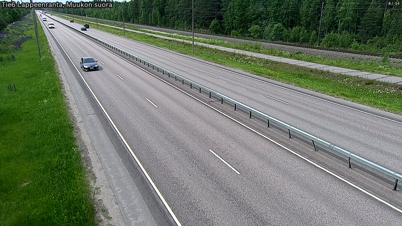 Kelikamerat Kuva Tie 6 Lappeenranta, Muukon suora, Lappeenranta, Etelä-Karjala