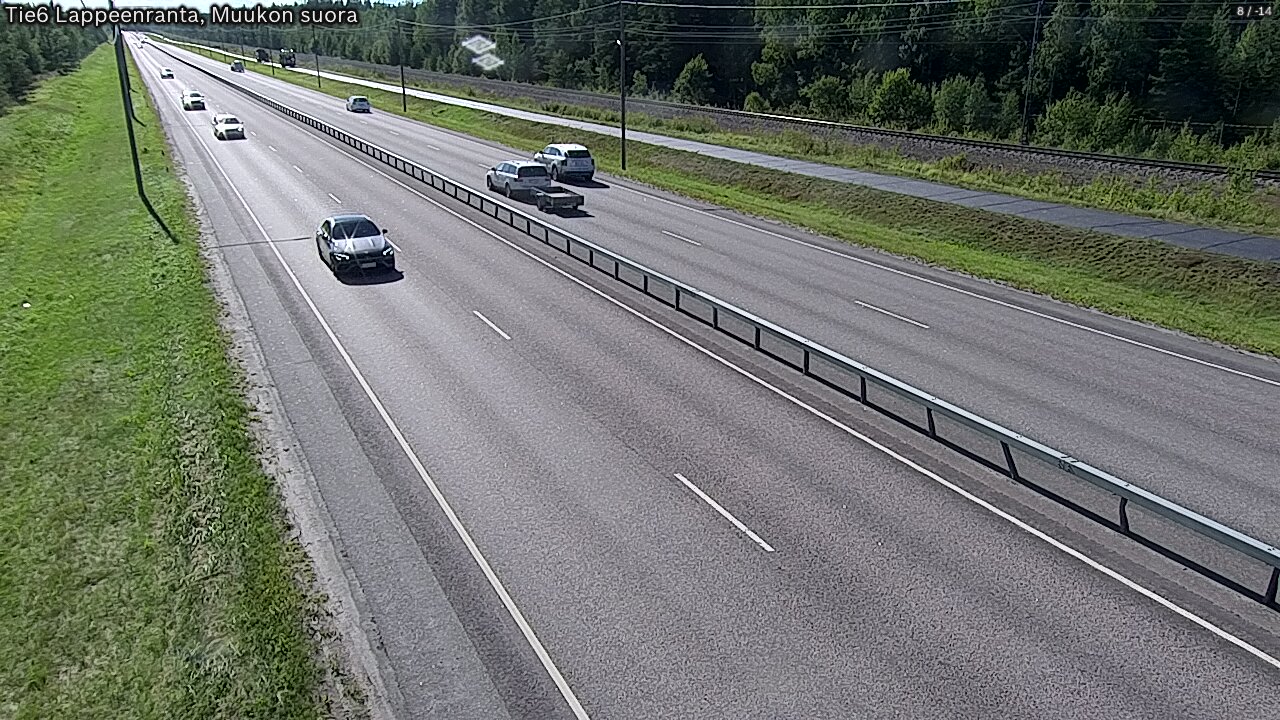 Kelikamerat Kuva Tie 6 Lappeenranta, Muukon suora, Lappeenranta, Etelä-Karjala