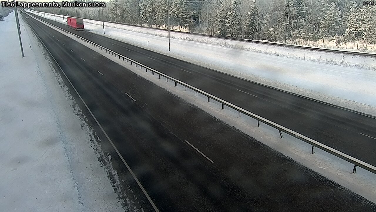 Weather Camera Image Tie 6 Villmanstrand, Muukko rakan, Lappeenranta, Etelä-Karjala