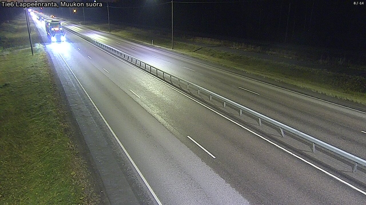 Weather Camera Image Tie 6 Villmanstrand, Muukko rakan, Lappeenranta, Etelä-Karjala