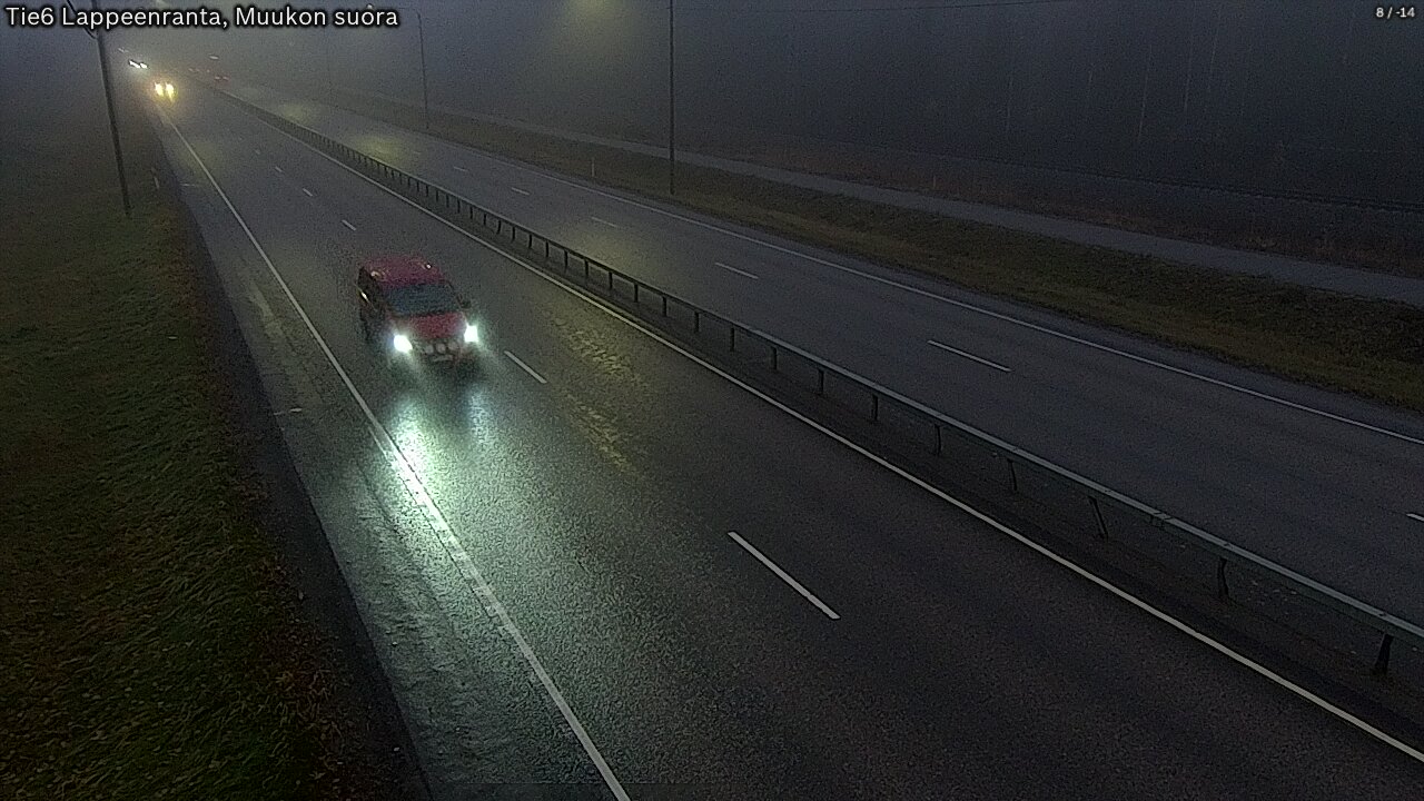 Kelikamerat Kuva Tie 6 Lappeenranta, Muukon suora, Lappeenranta, Etelä-Karjala