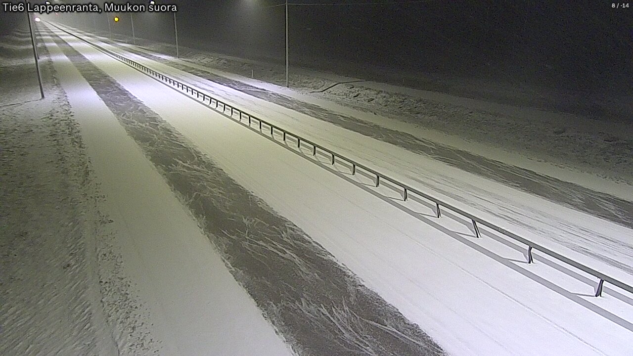 Kelikamerat Kuva Tie 6 Lappeenranta, Muukon suora, Lappeenranta, Etelä-Karjala