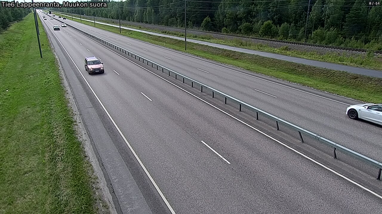Kelikamerat Kuva Tie 6 Lappeenranta, Muukon suora, Lappeenranta, Etelä-Karjala