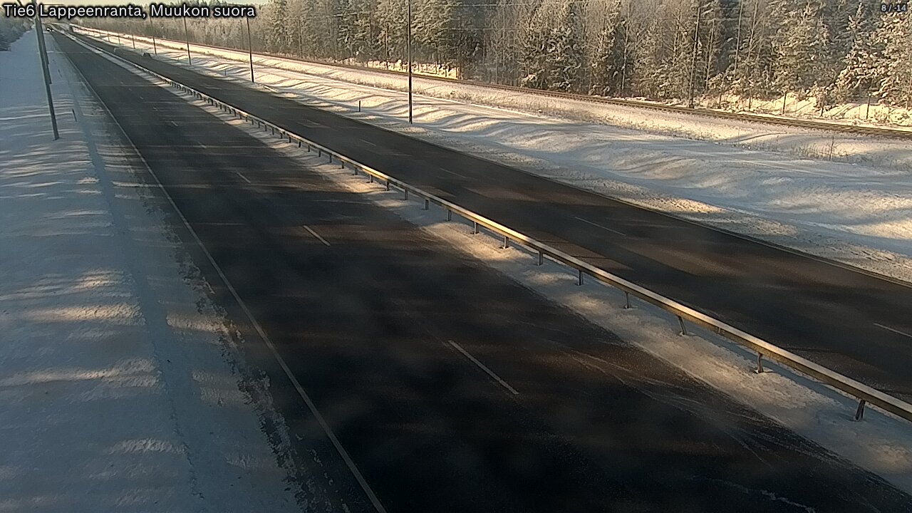 Weather Camera Image Tie 6 Villmanstrand, Muukko rakan, Lappeenranta, Etelä-Karjala