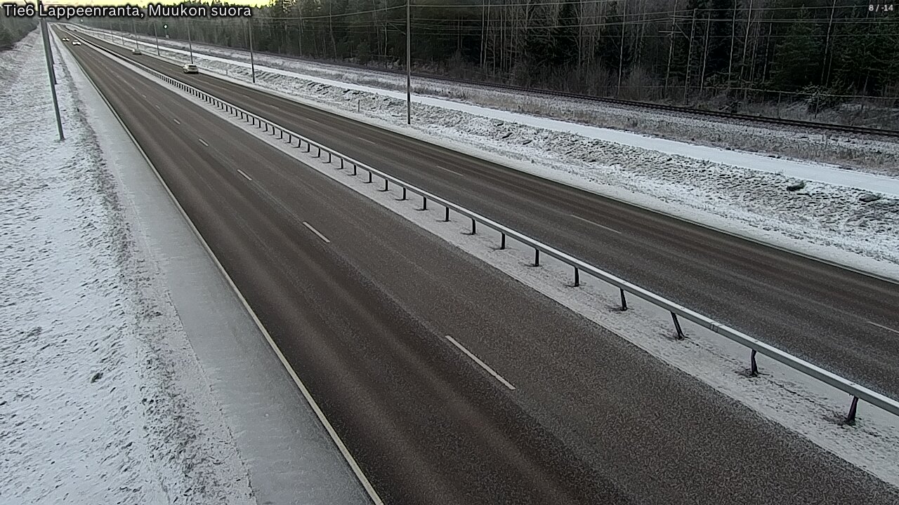 Kelikamerat Kuva Tie 6 Lappeenranta, Muukon suora, Lappeenranta, Etelä-Karjala