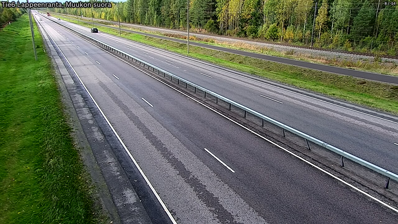 Weather Camera Image Tie 6 Villmanstrand, Muukko rakan, Lappeenranta, Etelä-Karjala