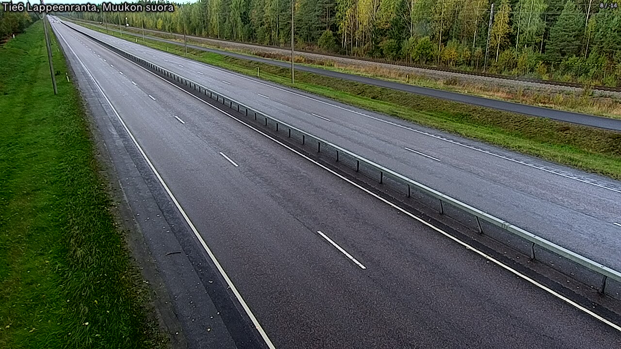 Weather Camera Image Tie 6 Villmanstrand, Muukko rakan, Lappeenranta, Etelä-Karjala