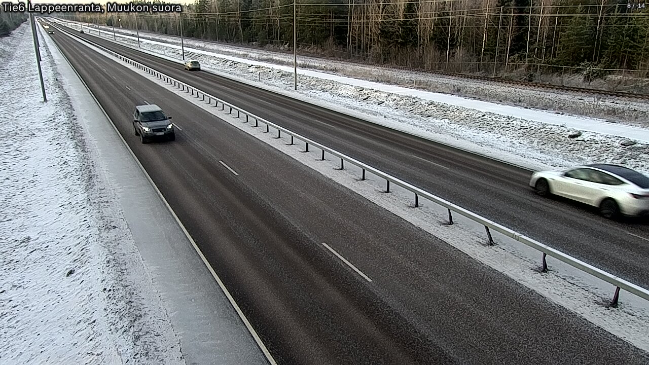 Kelikamerat Kuva Tie 6 Lappeenranta, Muukon suora, Lappeenranta, Etelä-Karjala