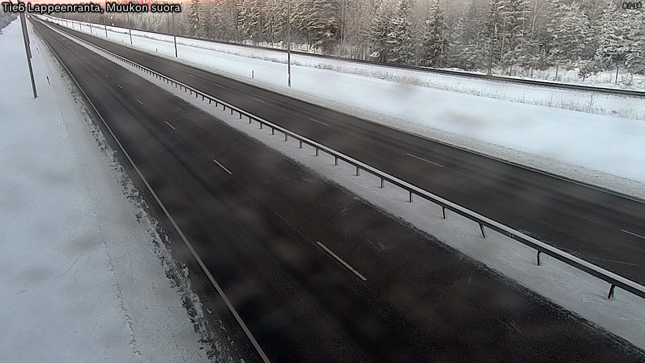 Kelikamerat Kuva Tie 6 Lappeenranta, Muukon suora, Lappeenranta, Etelä-Karjala