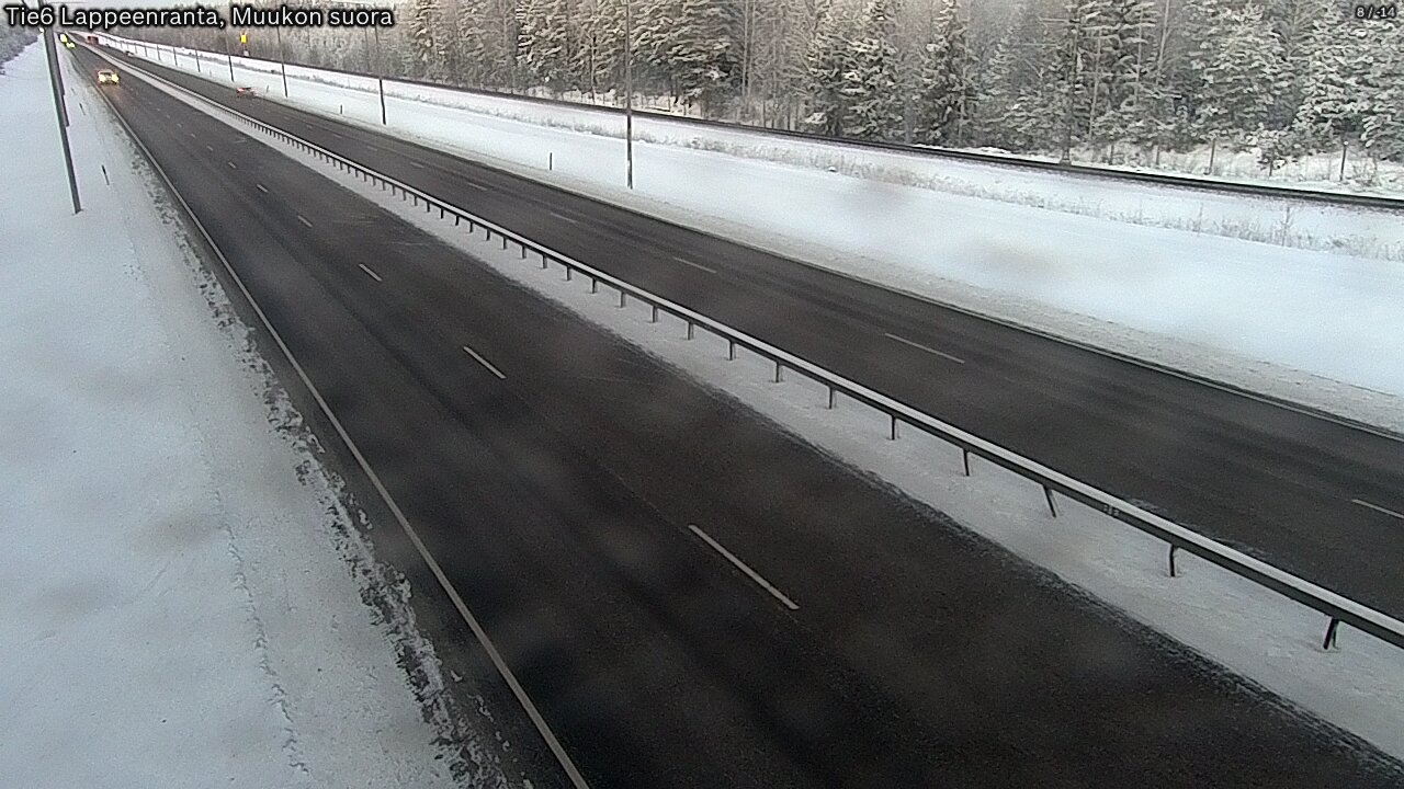 Kelikamerat Kuva Tie 6 Lappeenranta, Muukon suora, Lappeenranta, Etelä-Karjala