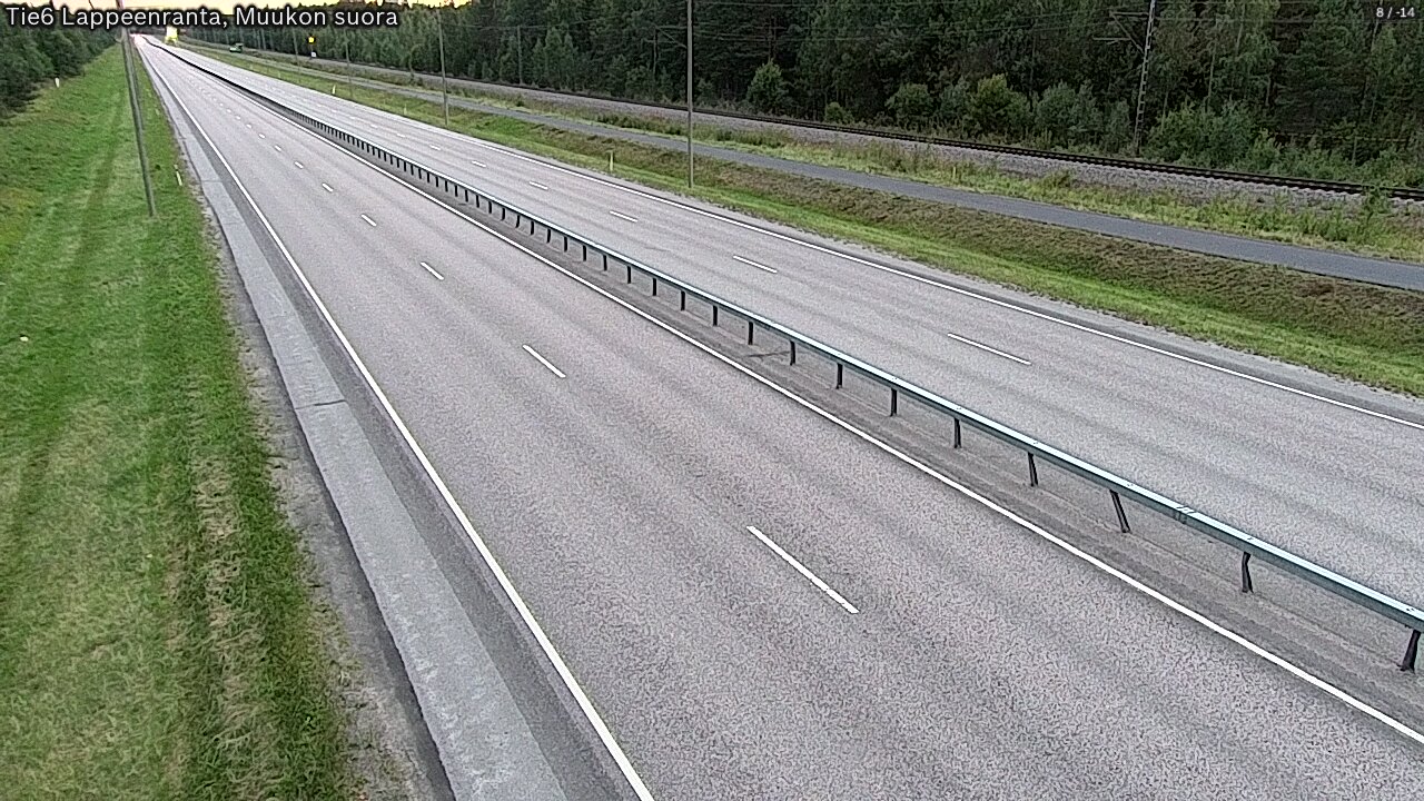 Kelikamerat Kuva Tie 6 Lappeenranta, Muukon suora, Lappeenranta, Etelä-Karjala