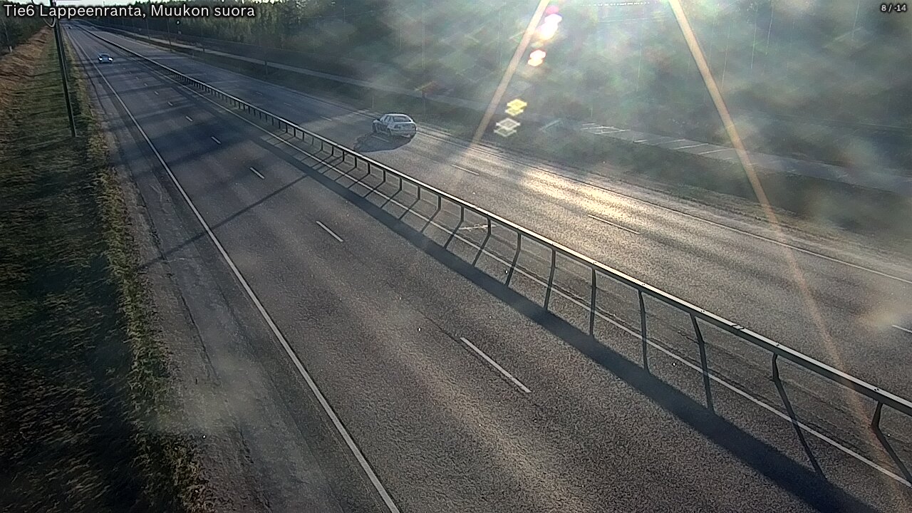 Weather Camera Image Tie 6 Villmanstrand, Muukko rakan, Lappeenranta, Etelä-Karjala