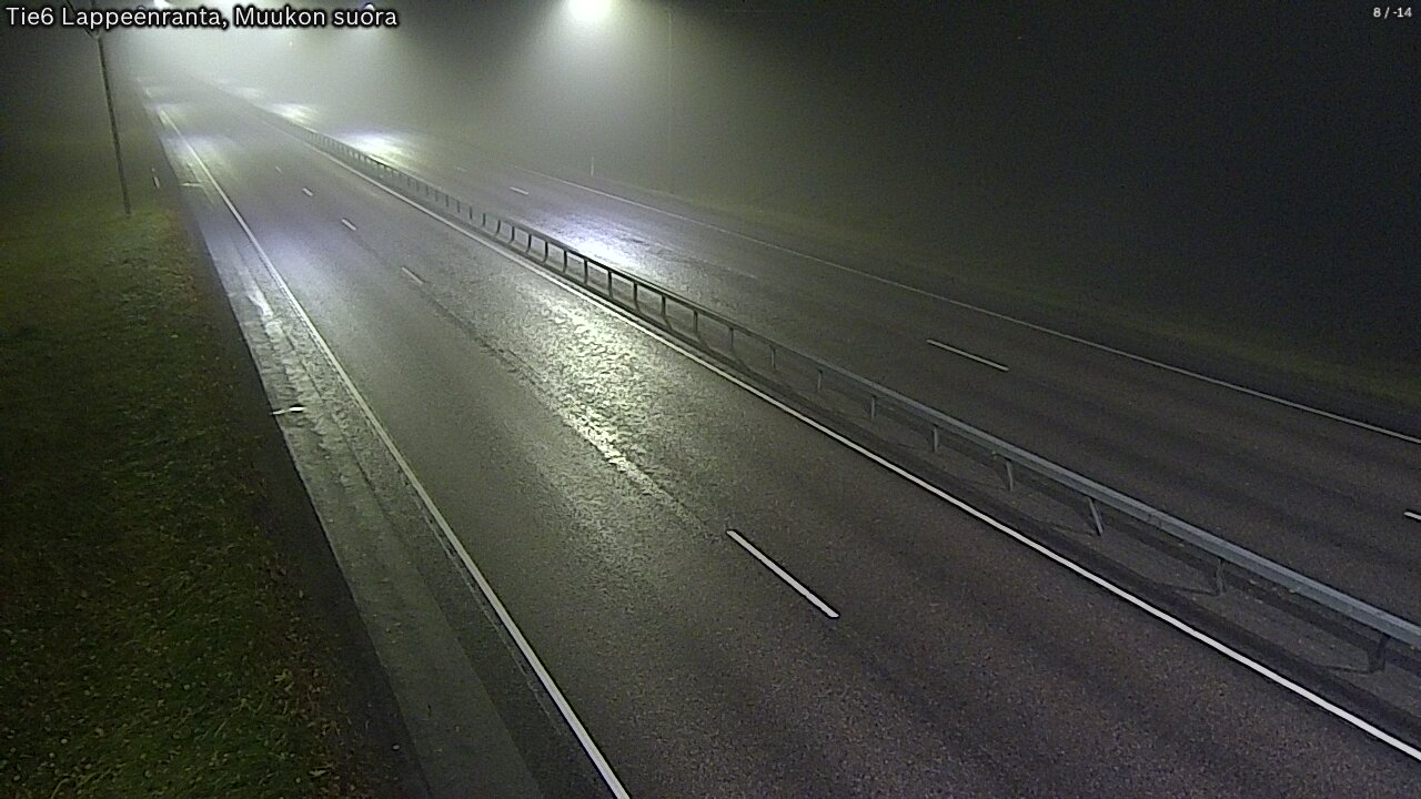 Kelikamerat Kuva Tie 6 Lappeenranta, Muukon suora, Lappeenranta, Etelä-Karjala