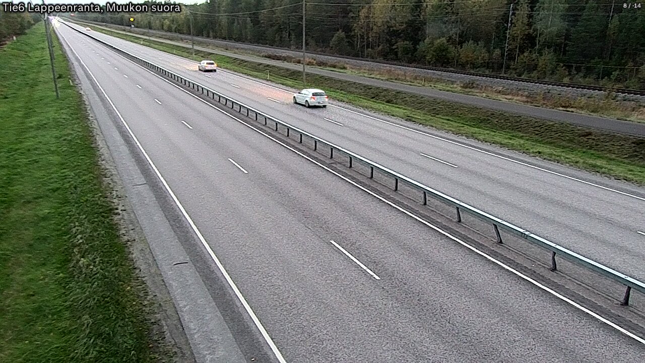 Kelikamerat Kuva Tie 6 Lappeenranta, Muukon suora, Lappeenranta, Etelä-Karjala