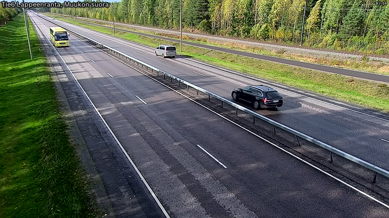 Weather Camera Image Tie 6 Villmanstrand, Muukko rakan, Lappeenranta, Etelä-Karjala