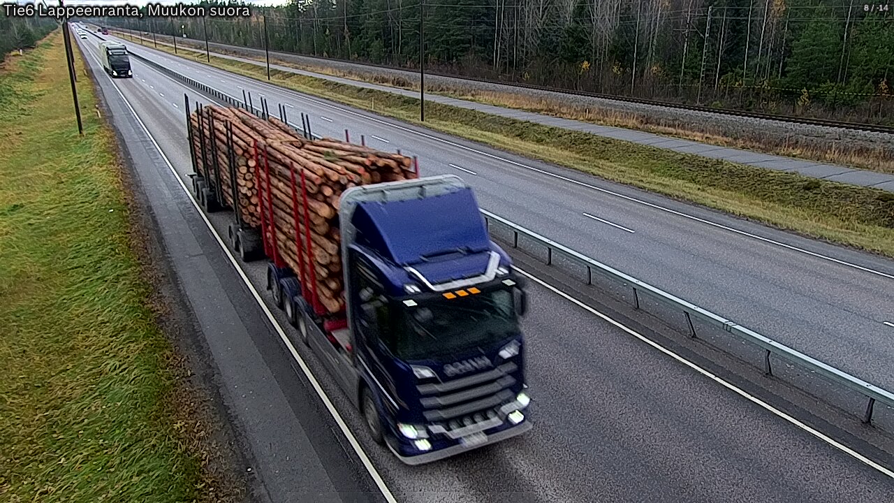 Kelikamerat Kuva Tie 6 Lappeenranta, Muukon suora, Lappeenranta, Etelä-Karjala