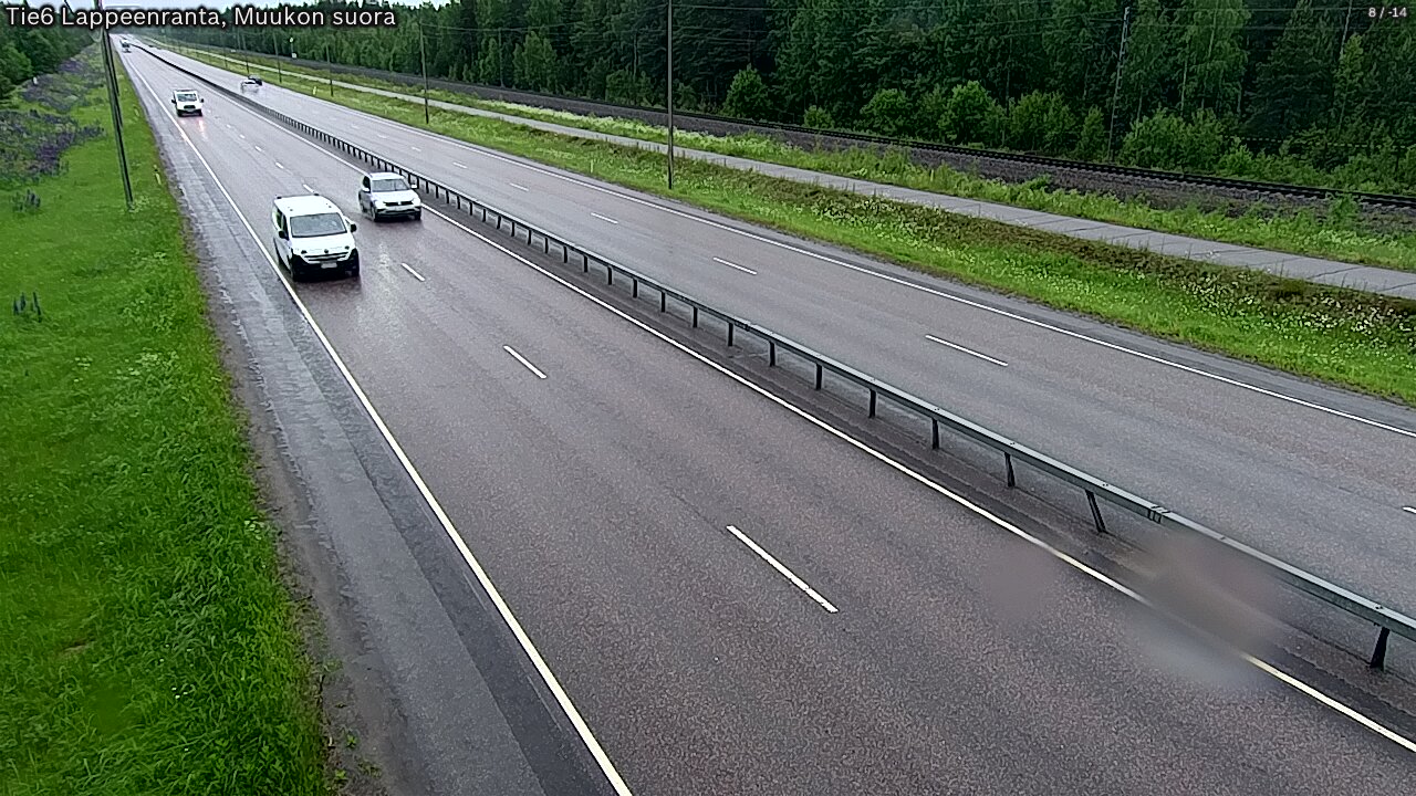 Kelikamerat Kuva Tie 6 Lappeenranta, Muukon suora, Lappeenranta, Etelä-Karjala