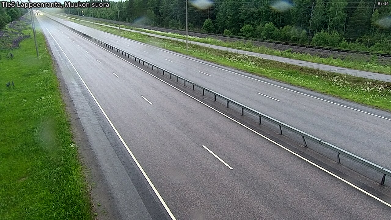 Kelikamerat Kuva Tie 6 Lappeenranta, Muukon suora, Lappeenranta, Etelä-Karjala