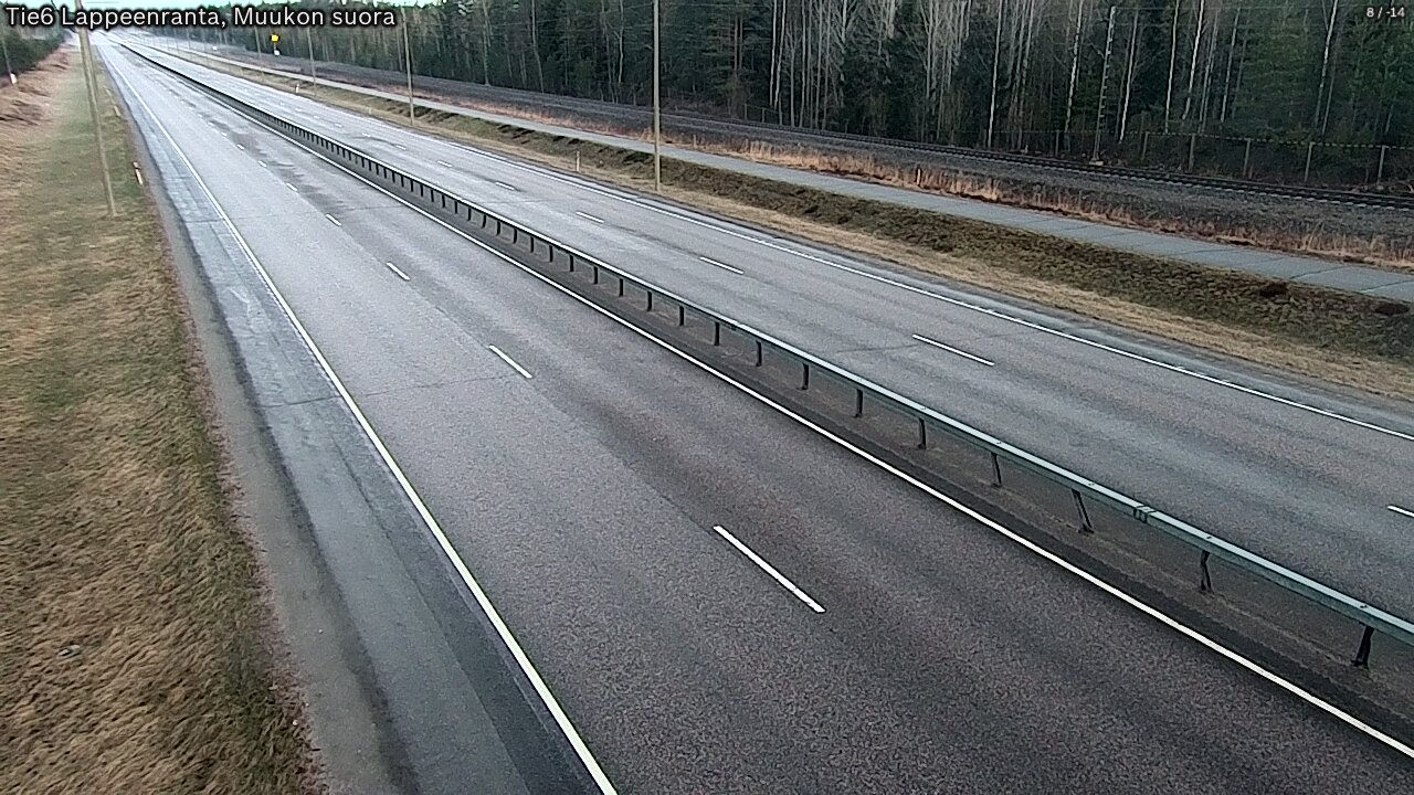 Weather Camera Image Tie 6 Villmanstrand, Muukko rakan, Lappeenranta, Etelä-Karjala