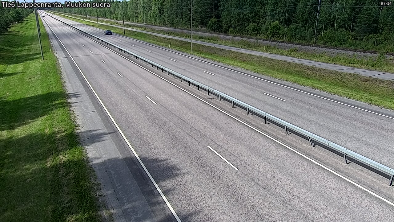 Kelikamerat Kuva Tie 6 Lappeenranta, Muukon suora, Lappeenranta, Etelä-Karjala