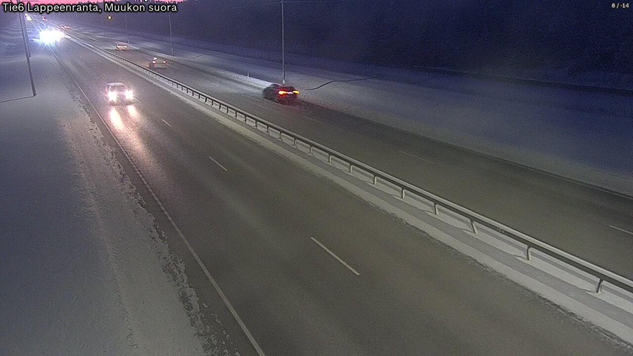 Kelikamerat Kuva Tie 6 Lappeenranta, Muukon suora, Lappeenranta, Etelä-Karjala