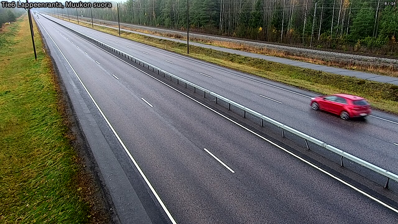 Kelikamerat Kuva Tie 6 Lappeenranta, Muukon suora, Lappeenranta, Etelä-Karjala