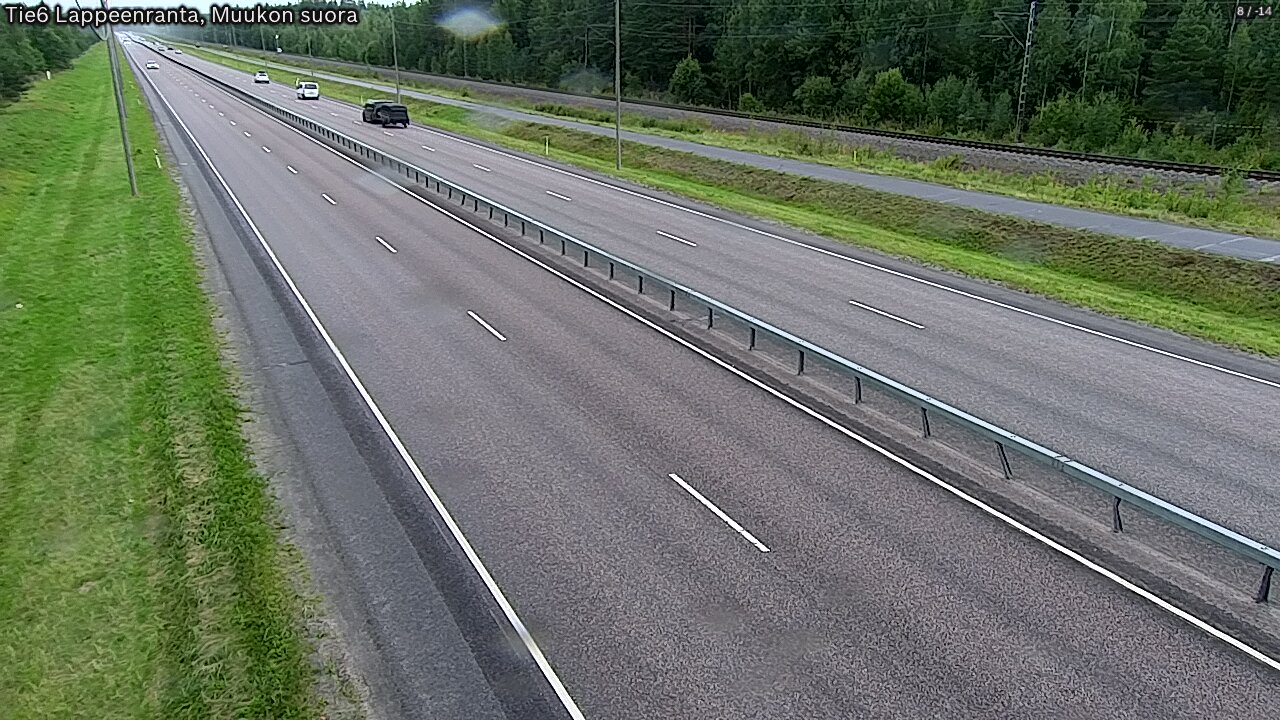 Kelikamerat Kuva Tie 6 Lappeenranta, Muukon suora, Lappeenranta, Etelä-Karjala