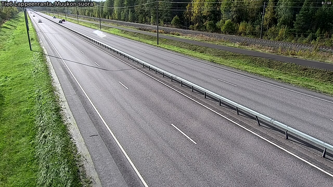 Kelikamerat Kuva Tie 6 Lappeenranta, Muukon suora, Lappeenranta, Etelä-Karjala
