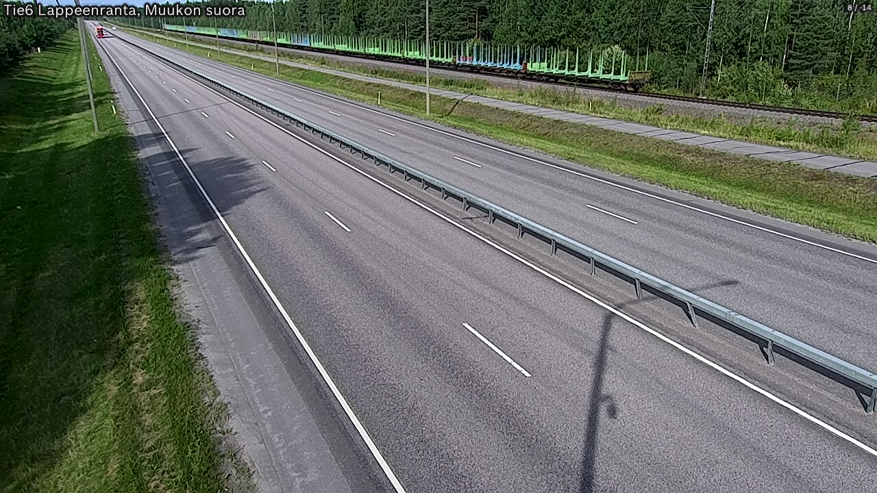 Kelikamerat Kuva Tie 6 Lappeenranta, Muukon suora, Lappeenranta, Etelä-Karjala