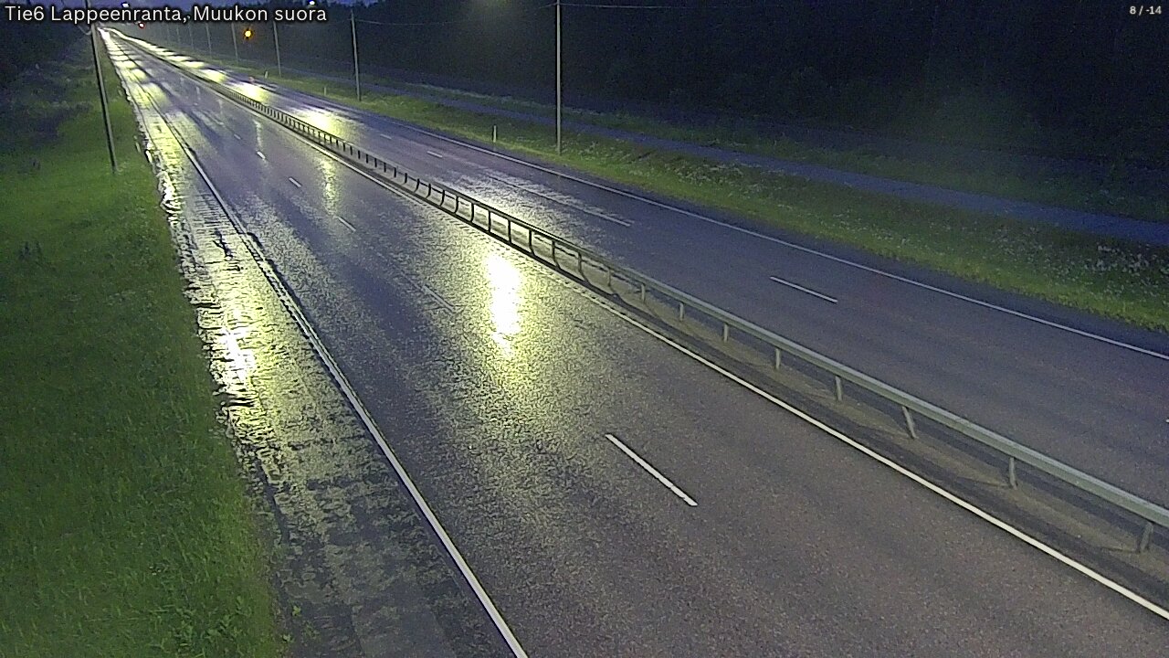 Kelikamerat Kuva Tie 6 Lappeenranta, Muukon suora, Lappeenranta, Etelä-Karjala