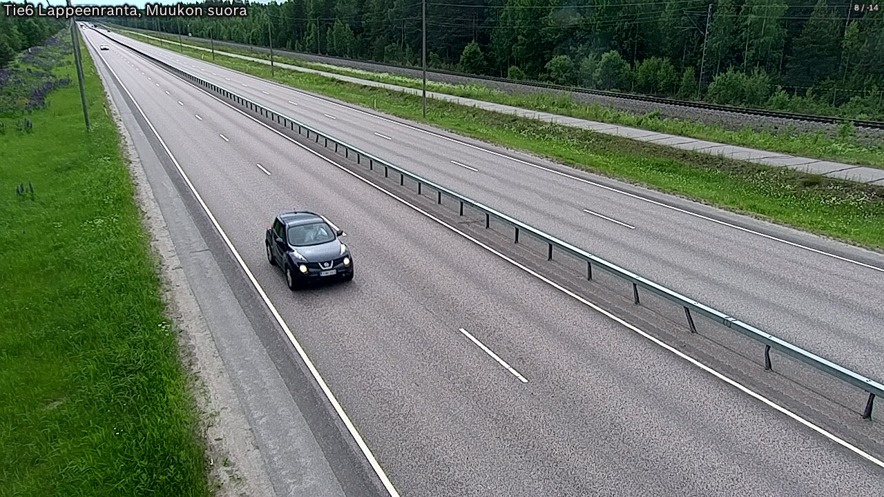 Kelikamerat Kuva Tie 6 Lappeenranta, Muukon suora, Lappeenranta, Etelä-Karjala