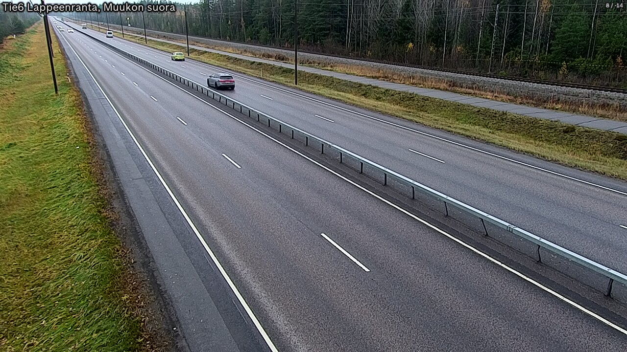 Kelikamerat Kuva Tie 6 Lappeenranta, Muukon suora, Lappeenranta, Etelä-Karjala