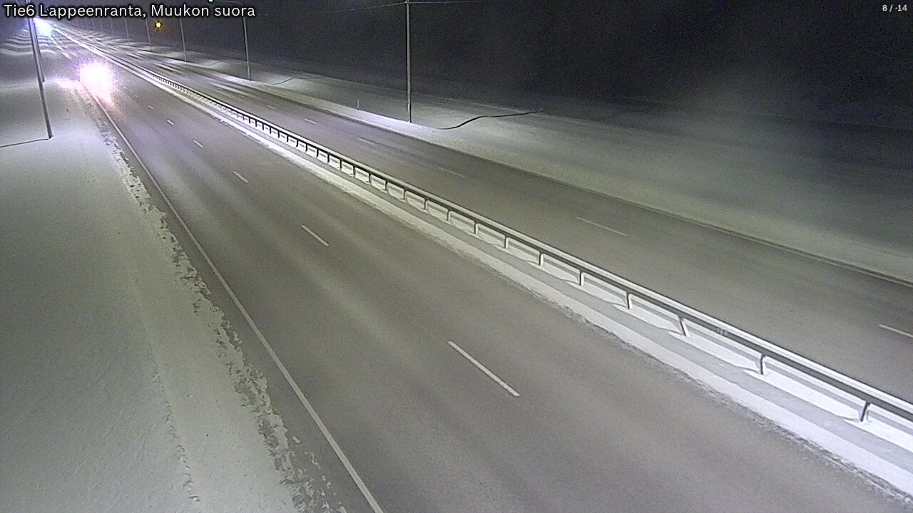 Kelikamerat Kuva Tie 6 Lappeenranta, Muukon suora, Lappeenranta, Etelä-Karjala