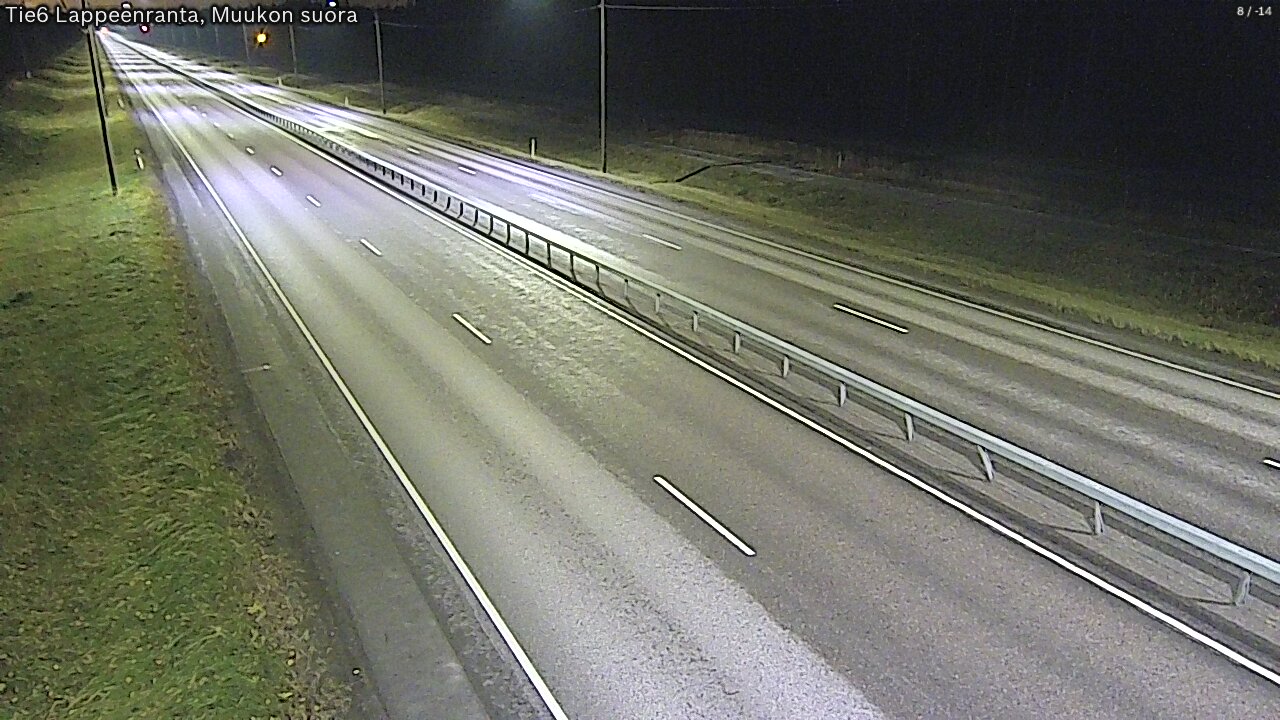 Weather Camera Image Tie 6 Villmanstrand, Muukko rakan, Lappeenranta, Etelä-Karjala