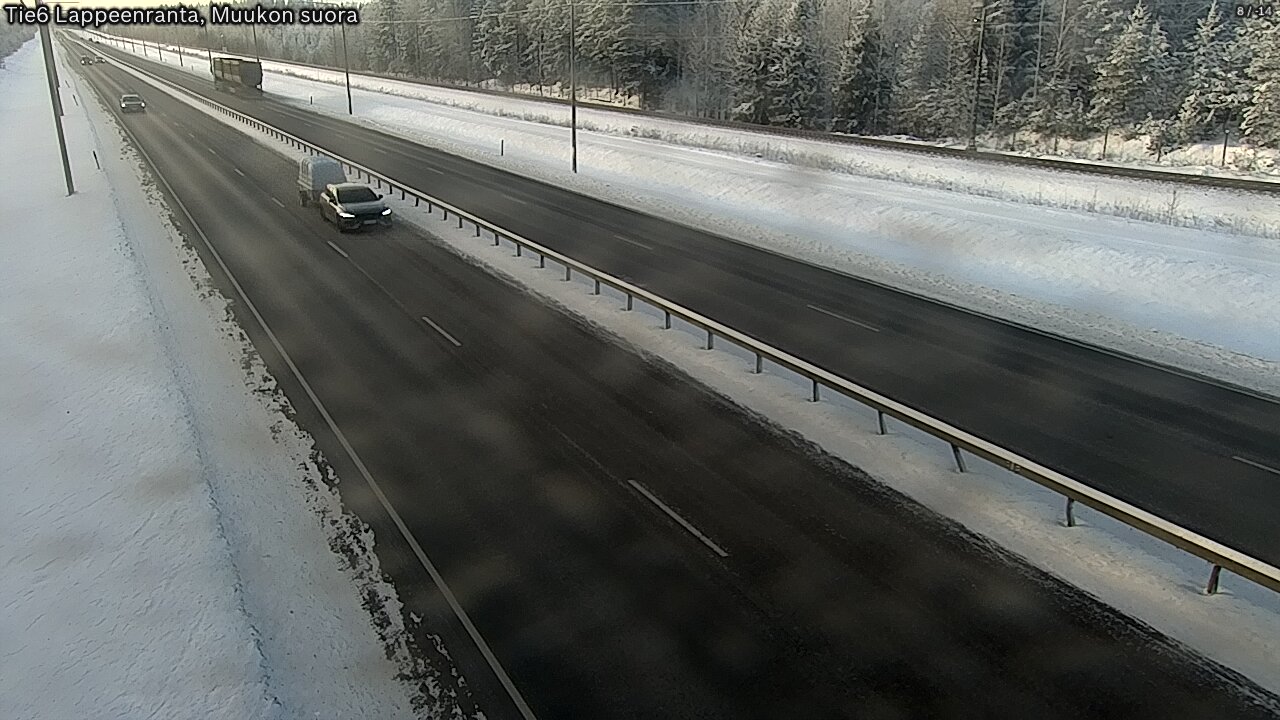 Kelikamerat Kuva Tie 6 Lappeenranta, Muukon suora, Lappeenranta, Etelä-Karjala